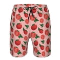 thumbnail image 3 of Balery Tomatoes Traje de Baño Estilo Hawaiano para Hombre, Shorts de Secado Rápido con Bolsillos-Small, 3 of 6