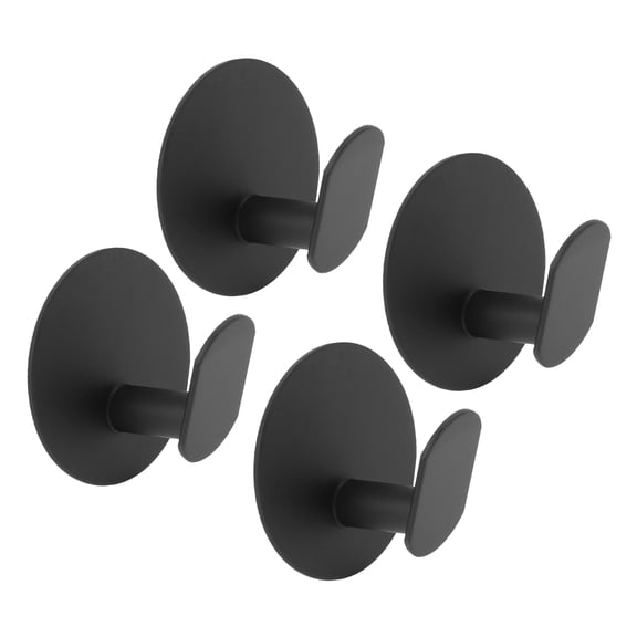 Unique Bargains 4 Pcs Adhesive Hooks Towel Coat Hooks Self Adhesive Hooks
