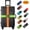 Multicolored, variant on 10 Pack Luggage Straps 71" Long Belts Keep Suitcase Secure While Traveling, TSA Approved Add a Bag Premium Accessory for Travel Bag Closure