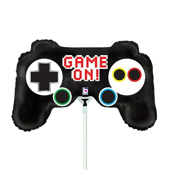 14 inch Game Controller Mini Shape (Air-Fill Only) Foil Mylar Balloon - Party Supplies Decorations