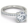 thumbnail image 2 of Diamond-Capitals Solitaire Brilliant Round Cut Diamond Engagement Ring 2.42 ct t.w, 14K White Gold, 2 of 5