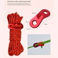 thumbnail image 1 of serony 4X Corde Réfléchissante pour Tente Cordon Parachute Haute Résistance Finition Bricolage Accessoires Extérieurs Universels Pièce de Rechange Rouge, 1 of 9