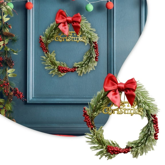 Elegant Holiday Wreath for Front Door with Natural and Berries for Festive Indoor and Outdoor