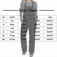 thumbnail image 3 of Women's Bib Snow Pants Windproof Waterproof Hiking Insulated Romper Snowpants Overalls with Pockets for Skiing Yellow 2XL, 3 of 9