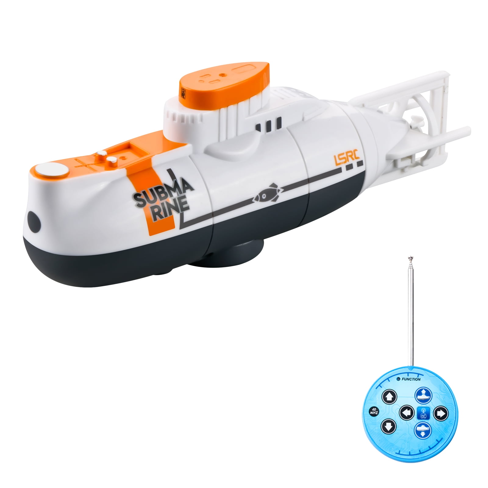 Mini LED Electronic Infrared Remote Control RC Submarine Ship Boat Kids Toy 