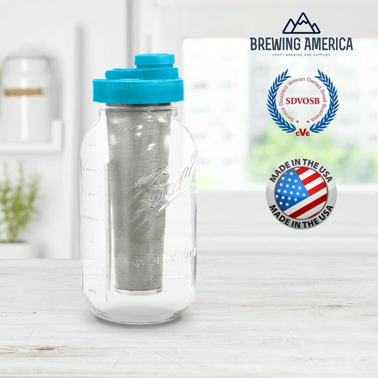 Craft Cold Brew Tea Filter - Fits Wide Mouth Mason Jars