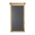 thumbnail image 3 of Deco 79 84252 Rectangular Wood and Metal Chalkboard, 16x2x28, Brown/Black, 3 of 4