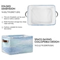 thumbnail image 3 of IAUYY Set of 1 Storage Cubes with Handles-Not Prone to Deformation Canvas Storage Baskets for Bedroom Closet Living Room Decorative Storage Baskets Japanese-style Watercolor Circle, 3 of 9