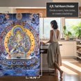 thumbnail image 5 of Oriental Furniture 6 ft. Tall Radiant Tara Tibetan Canvas Room Divider - 3 Panel, 5 of 5