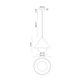 thumbnail image 5 of PD485214MBOP-Alora Lighting-Remy - 1 Light Pendant-12.63 Inches Tall and 13.5 Inches Wide-Matte Black Finish    -Traditional Installation, 5 of 7