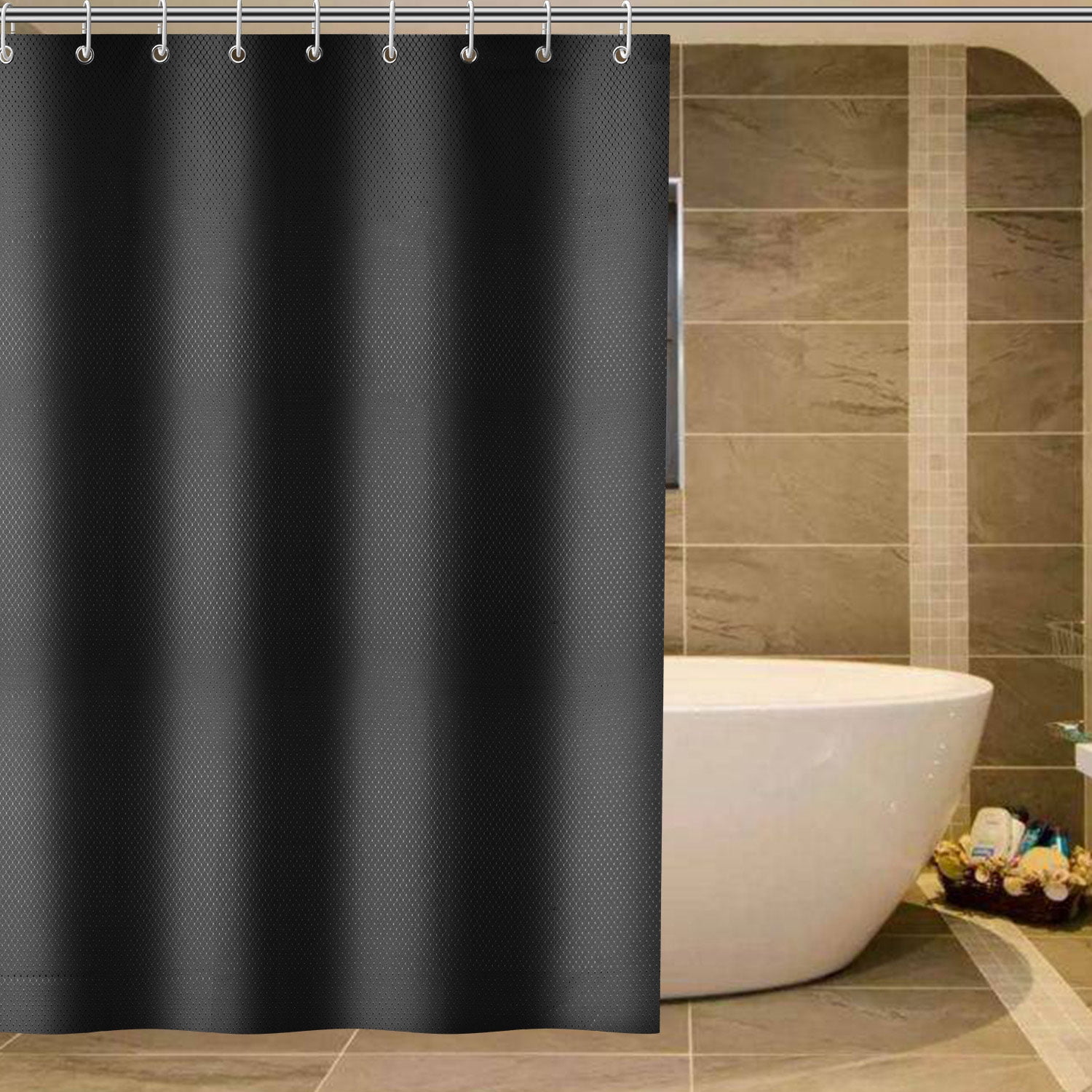 72X72'' Moon Stars Unicorn Shower Curtain Bathroom Waterproof Fabric & Bath Mat 