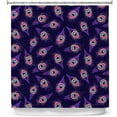 thumbnail image 1 of Shower Curtains 70" x 84" from DiaNoche Designs by Metka Hiti - Peacock Feathers, 1 of 1