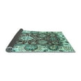 thumbnail image 2 of Ahgly Company Indoor Rectangle Abstract Light Blue Modern Area Rugs, 5' x 7', 2 of 4