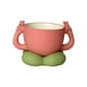 thumbnail image 3 of Taza de café de cerámica con asa, taza de porcelana para leche, té, chocolate, café con leche. Taza y Platillo, 3 of 9
