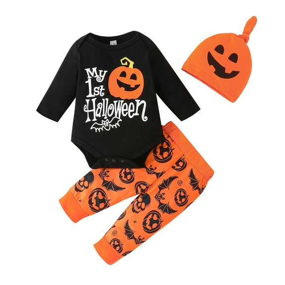 JLMSPLWG Skeleton Onesie Baby Fall Outfit Toddler Boy Halloween Outfits for Baby Boy Little Brother Onesie Christmas Newborn Outfit Girl Baby Girl, Black 3-6 Months