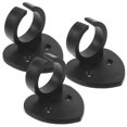 thumbnail image 4 of Adhesive Microphone Clip Black ABS Plastic for Home Use with Sturdy Design 3 Pieces, 4 of 8
