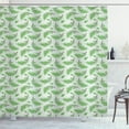 thumbnail image 1 of Ambesonne Leaves Shower Curtain, Falling Pine Tree Branches, 69"Wx84"L, Lime Green Fern Green, 1 of 3