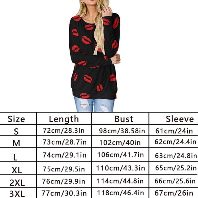 T-shirt à Manches Longues Imprimé pour Femme, Col Rond, Chandail Molletonné, Chandail, Haut