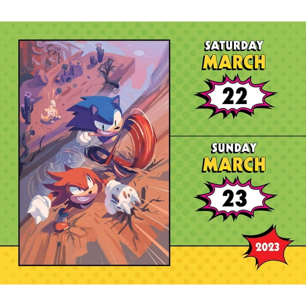 sonic-the-hedgehog-comic-collection-2023-day-to-day-calendar-calendar-walmart-com