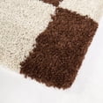 thumbnail image 4 of Leslie Checkered Shag Area Rug, 4 of 5