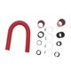 thumbnail image 1 of Manguera del radiador del coche,Kit de manguera de radiador de acero inoxidable de 36 pulgadas,Kit de manguera flexible de acero inoxidable de 36 pulgadas resistente,Repuesto profesional rojo, 1 of 8