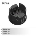 thumbnail image 3 of Unique Bargains Boutons d'Arcade en ABS pour Machine à Cadre DC 12V Noir Lot de 8, 3 of 7