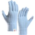 thumbnail image 2 of Guantes de invierno de punto, guantes térmicos, guantes térmicos para mujer, guantes de ciclismo para mujer, guantes cálidos para mujer, 2 of 4