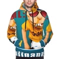 thumbnail image 5 of Lsque Sml Jeffy Pattern Casual Men's Hoodie,Hooded Sweatshirt with Kangaroo Pocket,Pullover Hoodie-XX-Large, 5 of 8