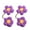 Purple, variant on AOOOWER 2Pcs Curtain Tieback Flower Window Curtain Bind Holdback Buckles Clips Gift