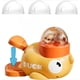 thumbnail image 1 of Juguete Dispensador de Golosinas para Gatos con Pato Amarillo y 3 Tapas, Rompecabezas Interactivo de Alimentador Lento para Mascotas, 1 of 5