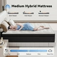 thumbnail image 2 of MEANDAROL 10" Full Size Hybrid Mattress,Gel Infused Memory Foam and Pocket Spring in a Box,CertiPUR-US，Medium，Adult, 2 of 8