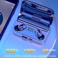 thumbnail image 2 of A9 TWS CVC8.0 and DSP Dual Noise Cancelling Bluetooth Earphone with Magnetic Charging Box & LED Digital Display, Support Touch & HD Call & Siri & Power Bank, A9, 2 of 4