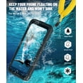 thumbnail image 2 of IP68 Waterproof Case for Moto G Pure 2021, Heavy Duty Phone Cover with Screen Protector, Shockproof Armor Case for Lenovo Moto G Pure 2021 with Hand Lanyard (Blue), 2 of 14