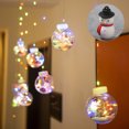 thumbnail image 6 of ABPWLY Christmas Wishing Ball String Lights, Hanging Curtain Light Christmas Ball Light Christmas Tree Decoration for Home Year's Gifts, 6 of 6