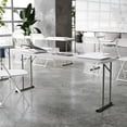 thumbnail image 6 of Pemberly Row Granite White Folding Training Table in White, 6 of 9
