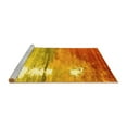 thumbnail image 2 of Ahgly Company Machine Washable Indoor Rectangle Oriental Yellow Industrial Area Rugs, 7' x 10', 2 of 4