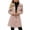 Beige, variant on Chiccall Women's Lapel Wool‑Blend Trench Coat, Long‑Sleeve Button‑Down Mid‑Length Outerwear, Casual Fall Winter Fashion Overcoat for Women