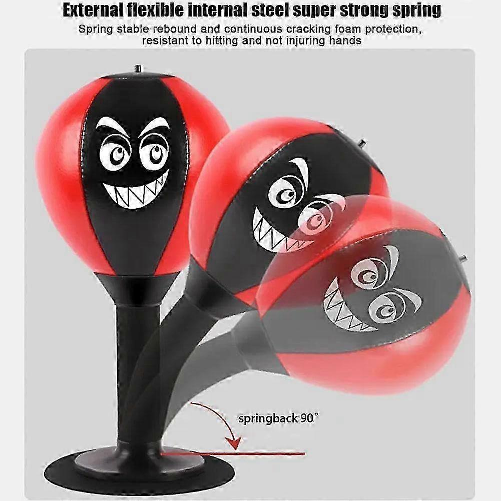 Sac De Frappe De Table VessEn - Punching Ball Bureau, Anti-stress, Pour Enfants Et Adultes, 40 Cm - 3