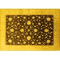 thumbnail image 1 of Ahgly Company Machine Washable Indoor Rectangle Oriental Yellow Traditional Area Rugs, 5' x 8', 1 of 4