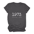 thumbnail image 2 of Pompotops T-Shirt Décontracté à Manches Courtes pour Femmes avec Imprimé Lettre, 2 of 5