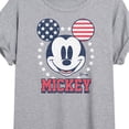 thumbnail image 3 of Disney - Americana - Mickey USA Ears - Women's Oversized T-Shirt, 3 of 5