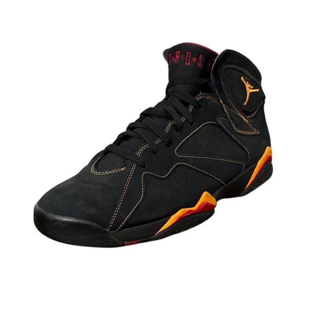 Ni - ke Ni - ke Air Jordan 7 Retro Shoes Men Size 12 Citrus Black Yellow Red 304775-081