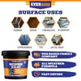 thumbnail image 3 of Waterproof Sealant - All Surface Leak Repair Indoor and Outdoor Waterproof Coating, Water-Based, Easy to Apply, Original Black, 1 Gallon, 3 of 6