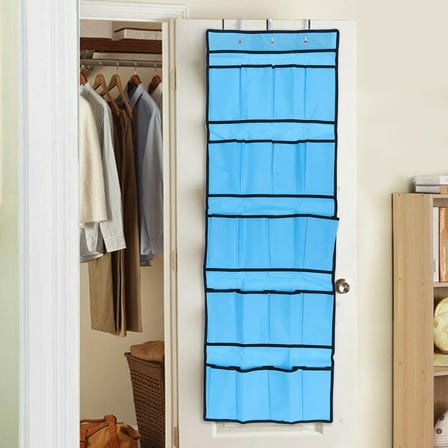 Masteelf Hanging Shoe Rack Organizer with Storage Dividers for Closet Behind The Door Space Saver