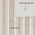 thumbnail image 4 of Mainstays All-In-One Reversible Comforter and Sheet Set - 7 Piece, Queen, Beige Stripe, 4 of 13