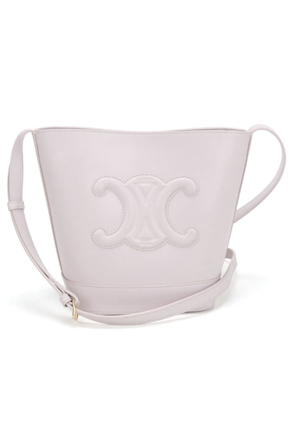 Pre-Owned CELINE Celine Crossbody Shoulder Bag 198243DU3.24OU Small Bucket Cuire Triomphe...