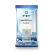 Dry & Dry [2 Packs [Net 14 Oz/Pack] Hanging Bag Moisture Absorber to Control Excess Moisture for Everywhere. Moisture Absorber Works Very Strong