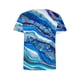 thumbnail image 5 of Tops de Ajuste Suelto para las Mujeres Impreso Manga Corta Suéter Camiseta Cuello Redondo Blusa Casual, Top de Moda para el Uso Diario Y las Salidas, 5 of 7