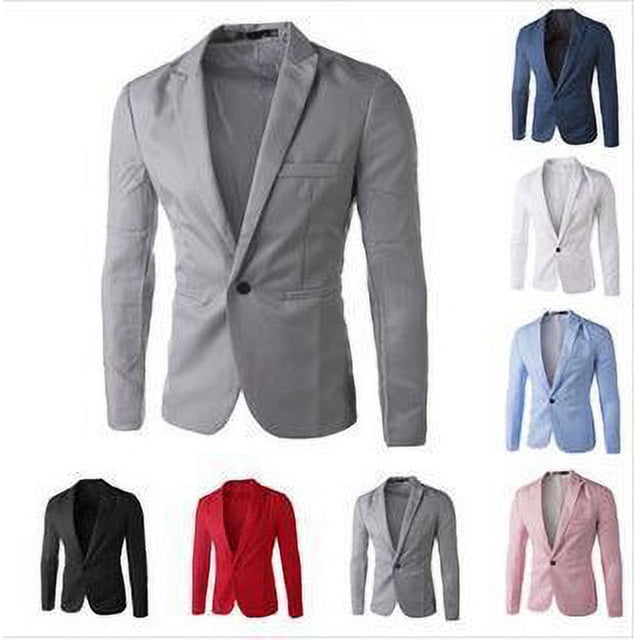 Ropa de hombre Traje pequeño de corte entallado para hombre Traje pequeño informal para hombre Chaqueta de moda para hombre