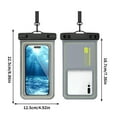 thumbnail image 3 of Waterproof Phone Pouch For Outdoor Activities - Ideal For Hiking Traveling Swimming - Touchscreen Compatible, Usupdd Waterproof Phone Pouch For Outdoor, 3 of 3